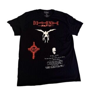 Death Note Anime Graphic T Shirt XL Black Ryuk Manga Streetwear